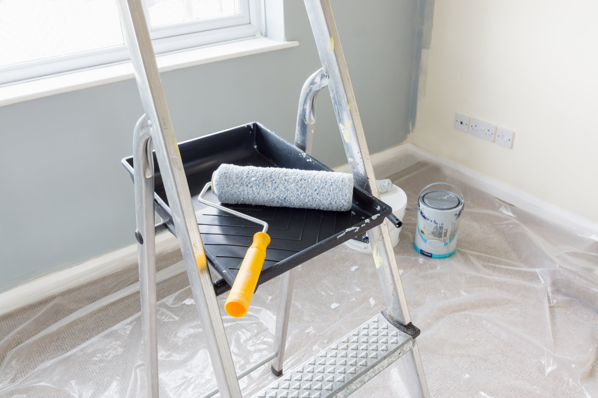 Dotson's Home Improvement painting project