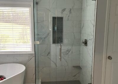Brand new shower for a remodel in Spring Hill